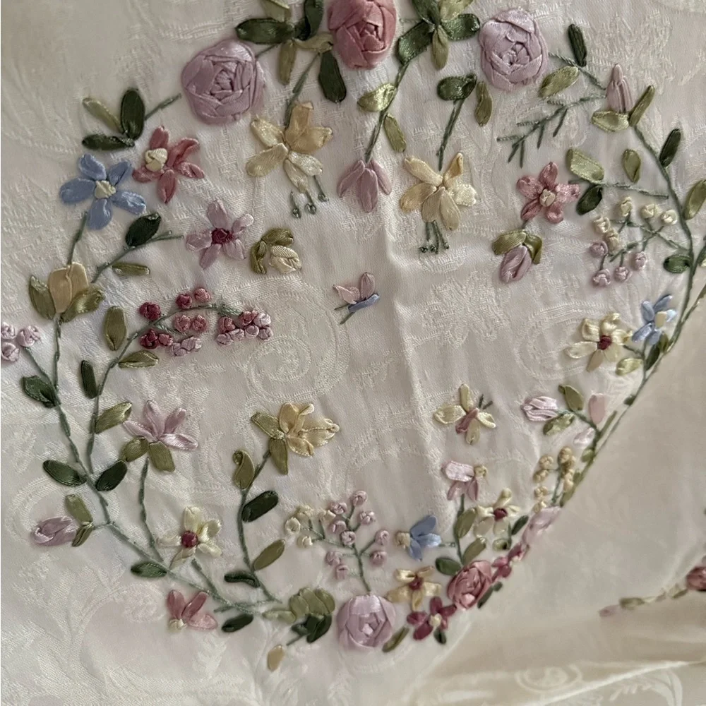 Embroidered chair covers